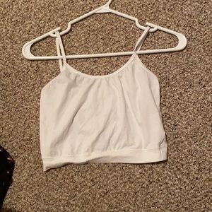 White crop top
